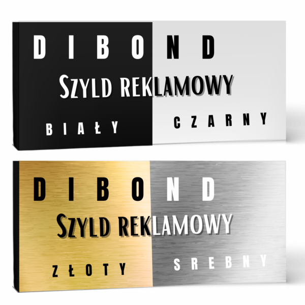 Szyld reklamowy Dibond