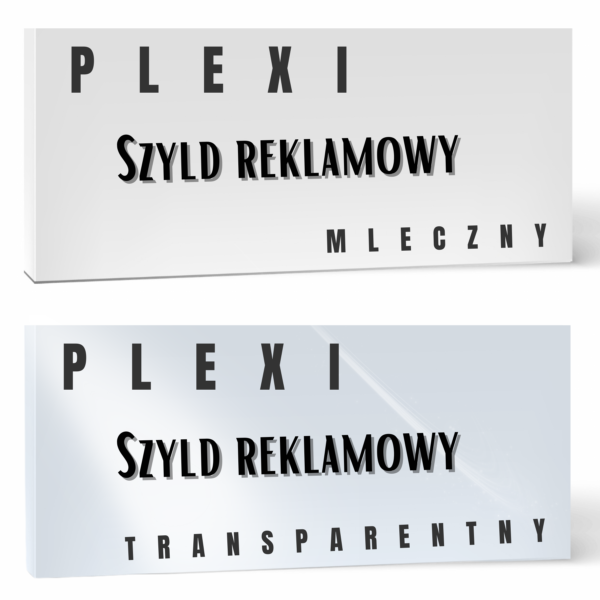 Szyldy reklamowe z Plexi