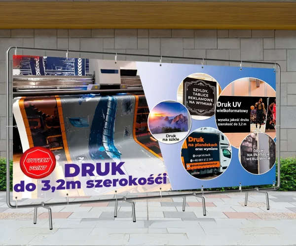 Baner wielkoformatowy o szerokości do 3,2 m