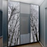Druk na szklanych frontach meblowych